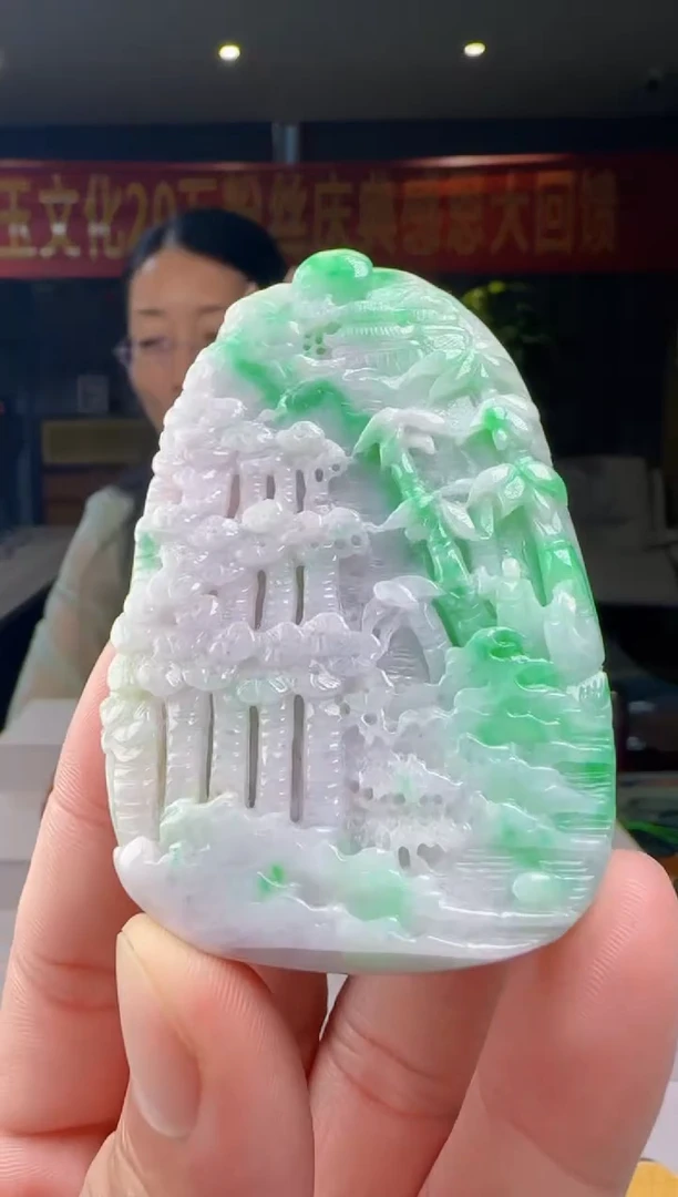 翡翠未镶嵌颈饰AX@@960Q3J18909