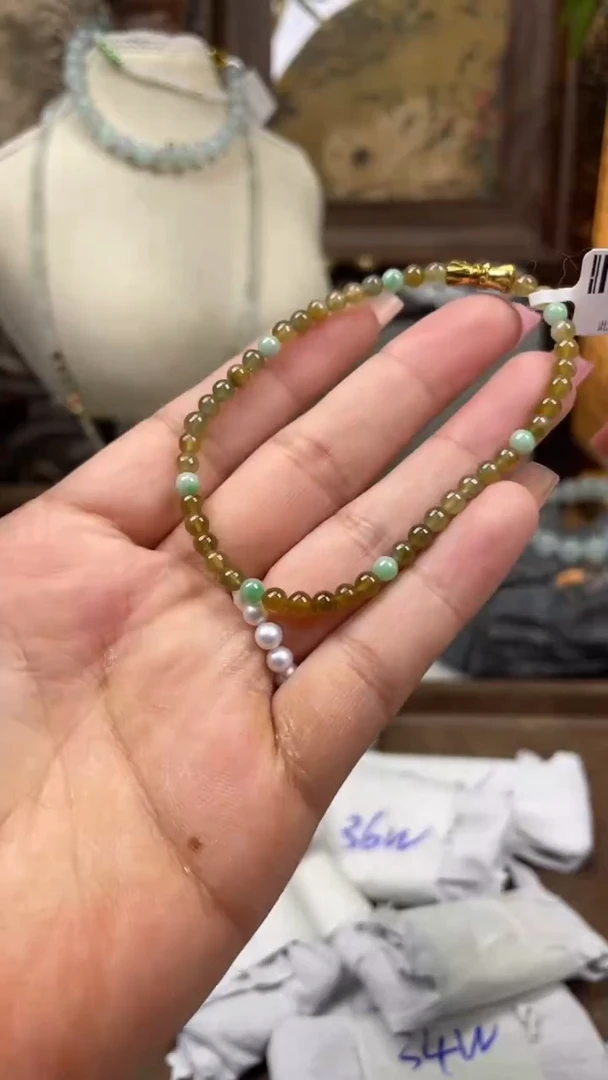 未镶嵌手链翡翠手串