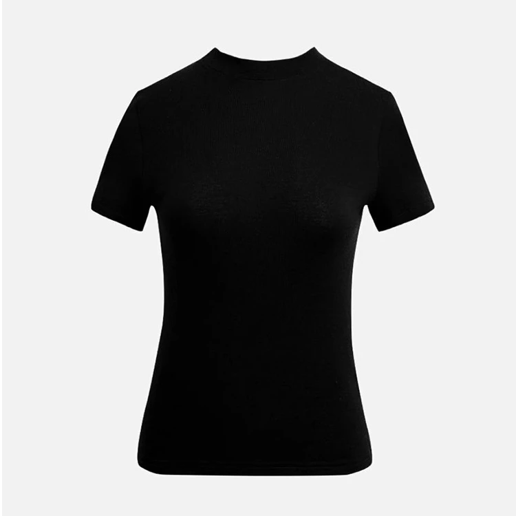 oajer欧纪儿女装店鸥同款韩版纯色t恤衣服百搭辣妹简约显瘦女上衣