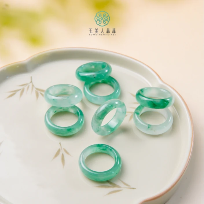 HD石惑珠宝+非洲翠戒圈*多样性发一（圈口可选择）