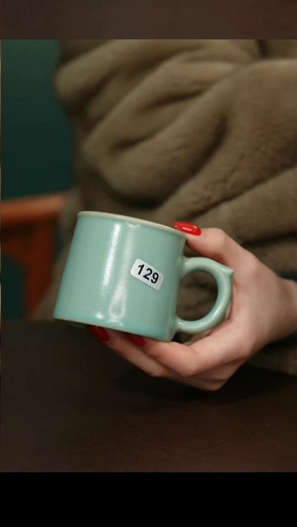 摆件瓷129原矿原釉汝宋汝瓷