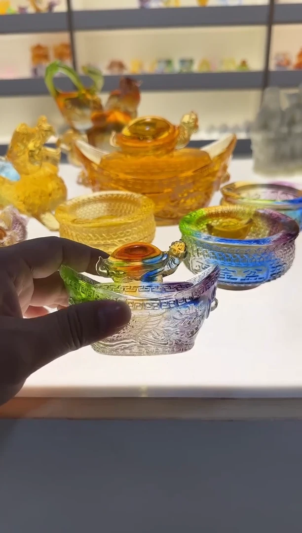 手工艺品琉璃古法琉璃财富归来