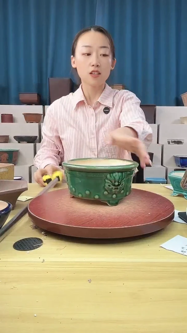 紫砂花盆花盆浅草紫砂花盆