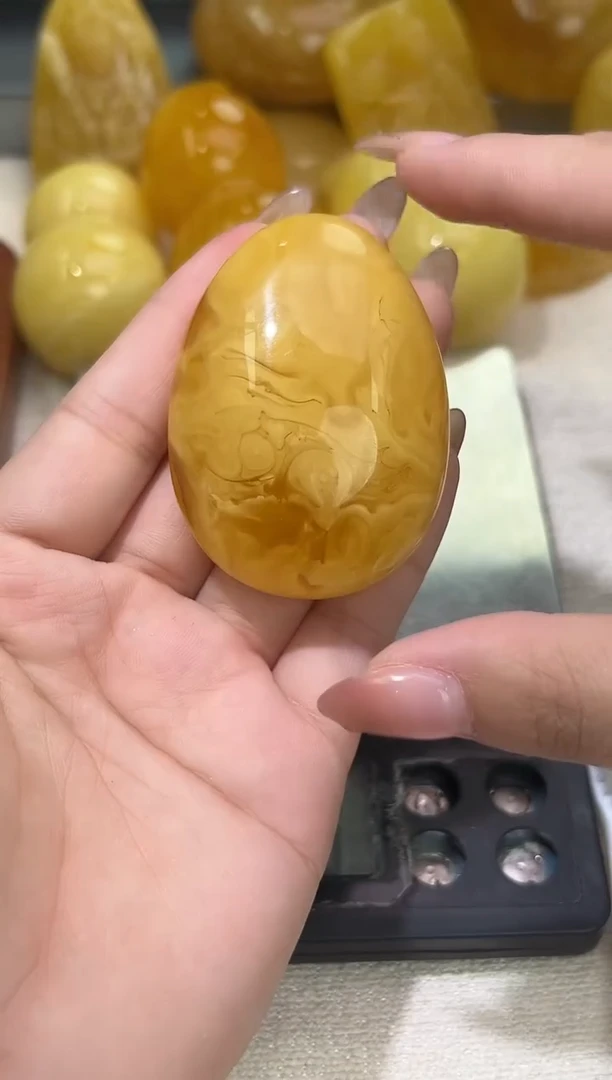 裸石琥珀未镶嵌琥珀蜜蜡吊坠