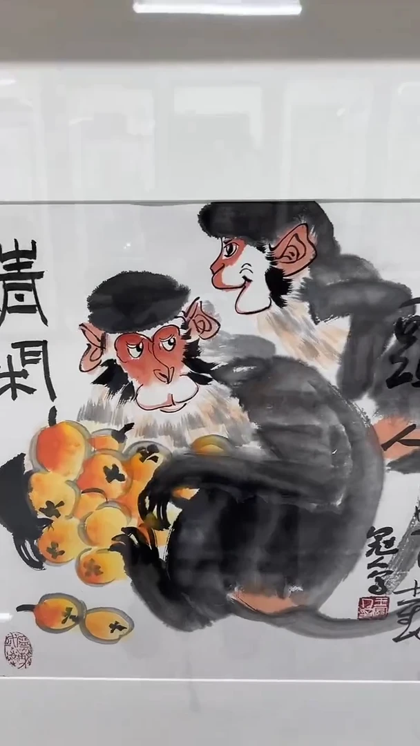 国画4王冠人 国画 1平尺（国备案）