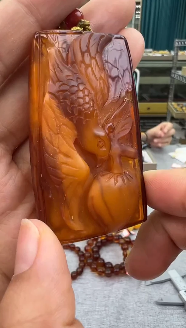 未镶嵌颈饰琥珀97秒拍号假一罚十