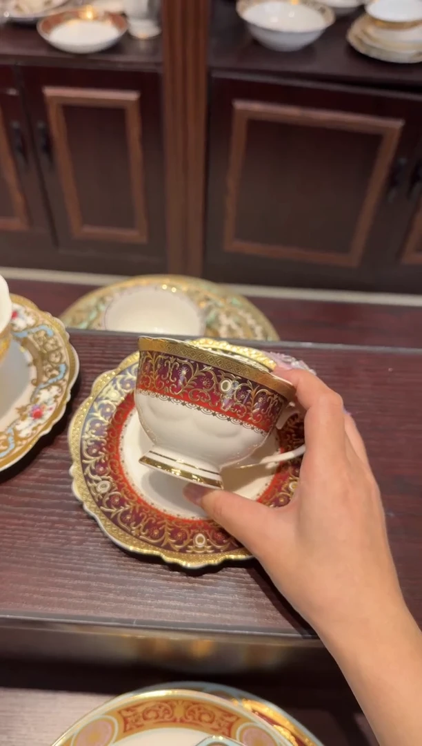 瓷片200毫升杯碟 福利款