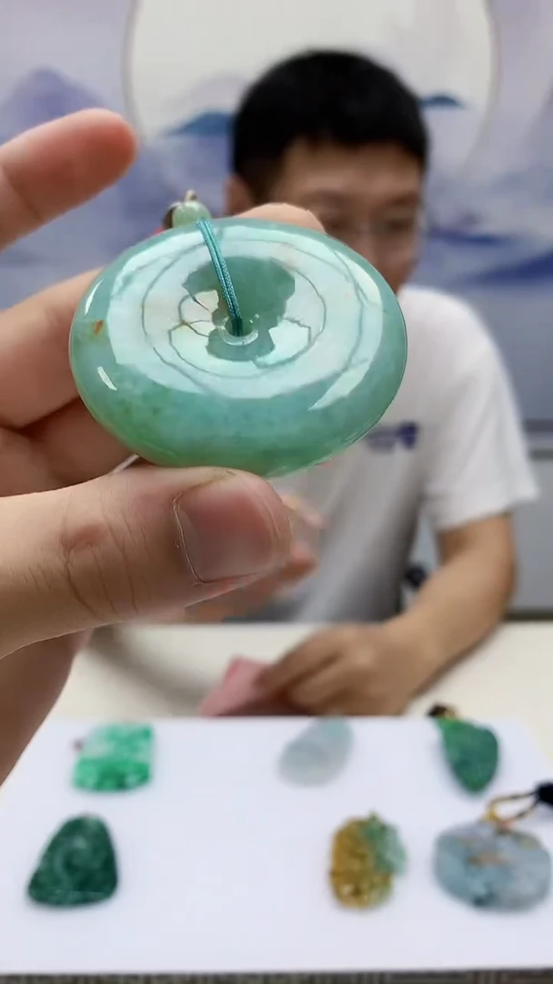 定制翡翠未镶嵌5158bb-毛货挂件28