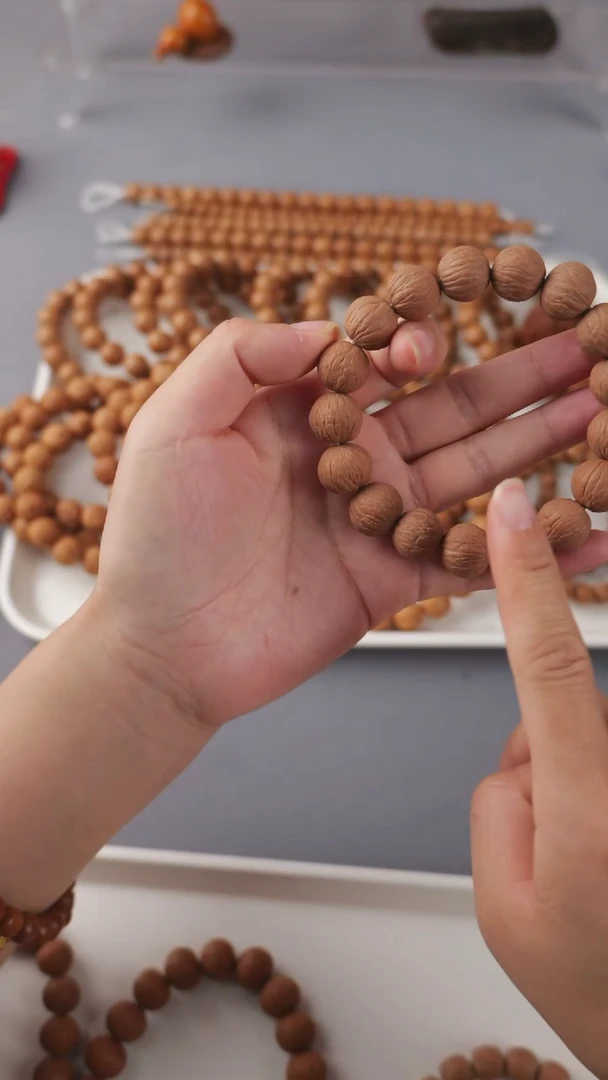 猴头核桃手串【凤羽】原皮原色无泡药