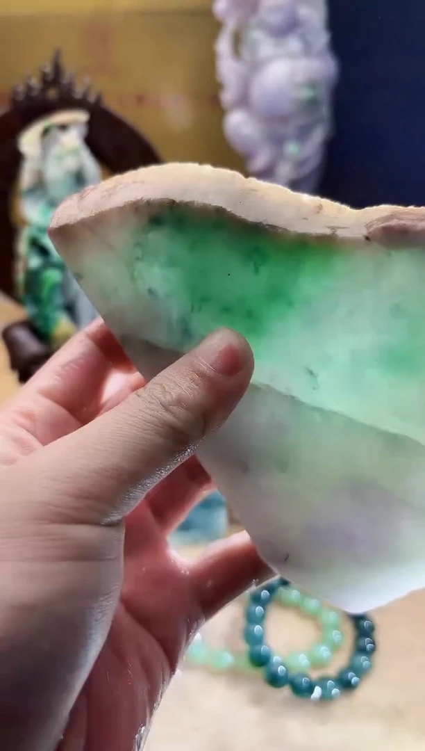 未镶嵌挂件翡翠A货张麦6834