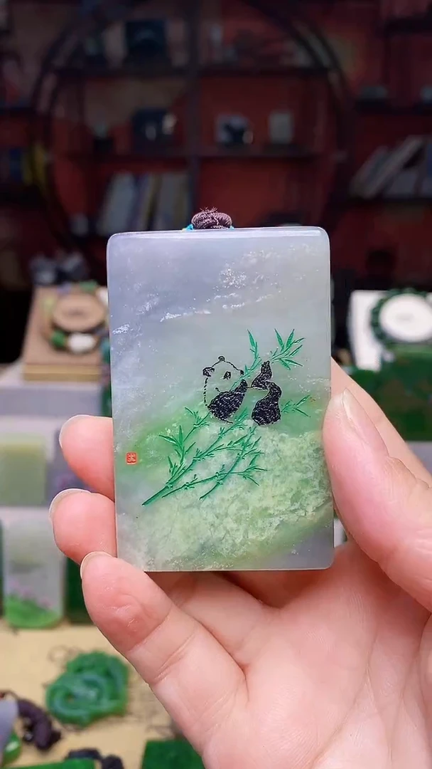 和田玉未镶嵌挂件127