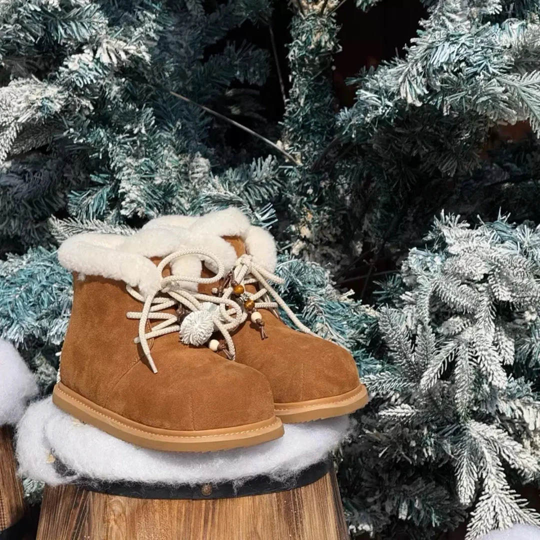 1152时尚雪地靴驼色