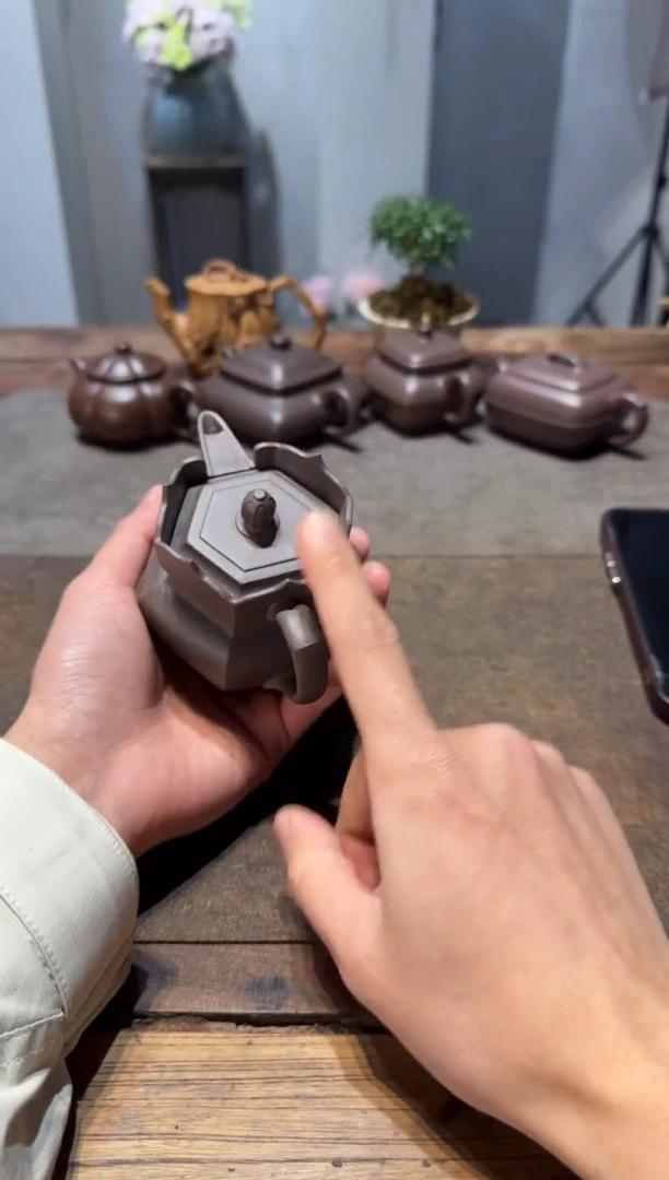 茶壶紫砂爱****ｎ天青僧帽 中