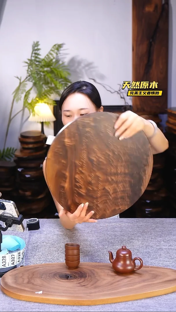 木青****计北美黑胡桃原木.干裂疤结不属于商品质量问题