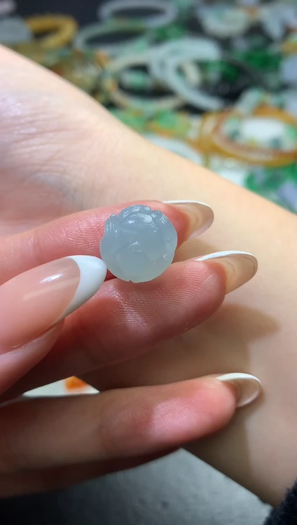 未镶嵌定制翡翠毛货  卡13