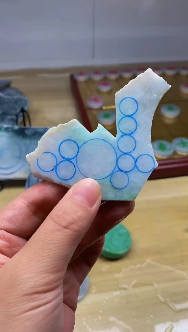 裸石翡翠缅甸翡翠A货455