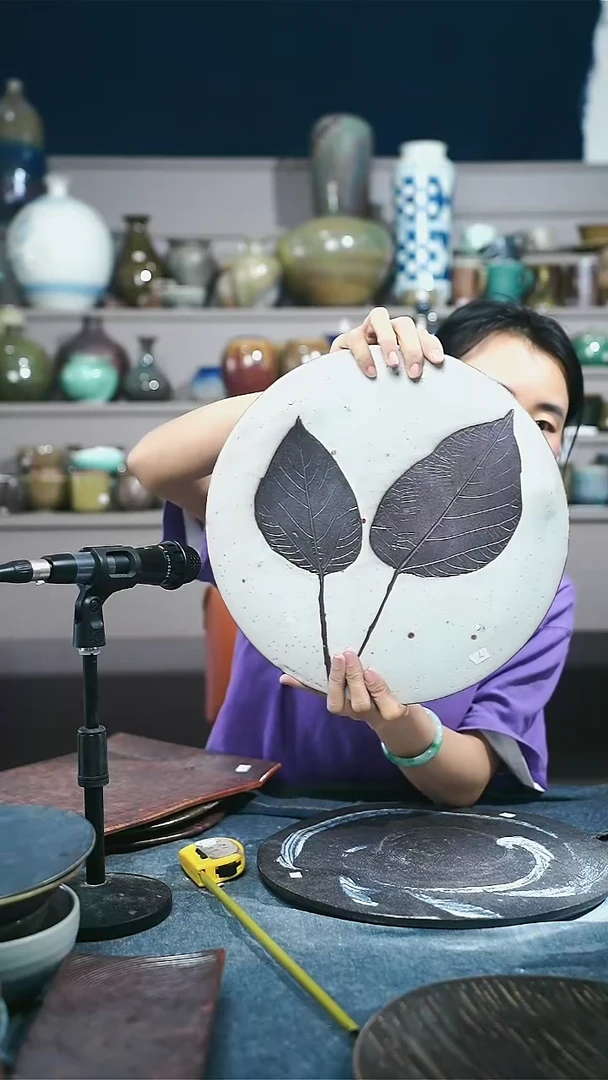 【闪购商品】碗浪鬼柴烧釉绘柴烧
