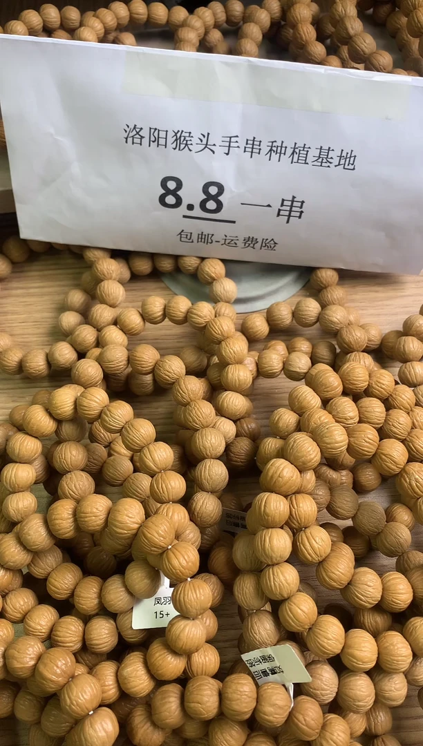 手串猴头核桃树**空凤羽16三条