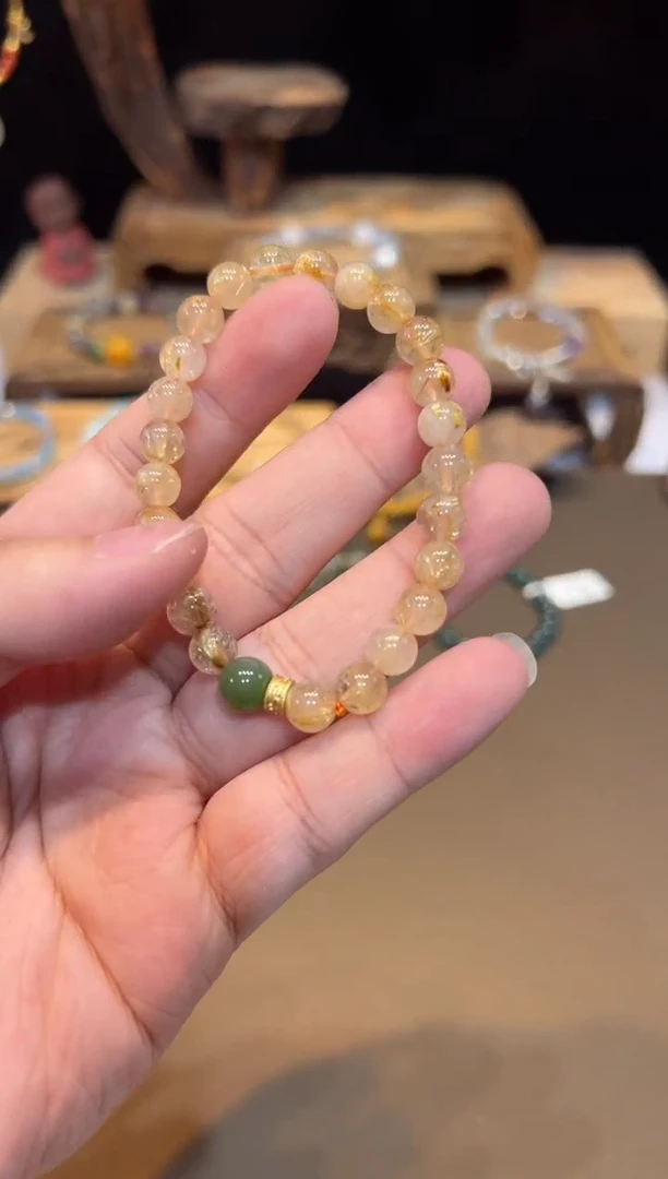 水晶手链未镶嵌手饰@@0915