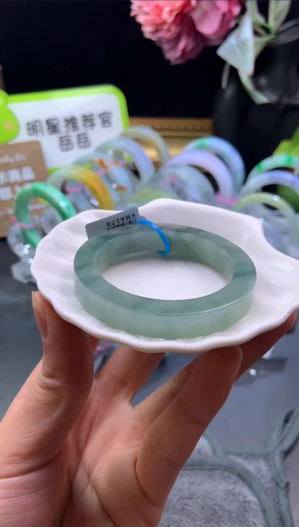 未镶嵌手镯定制翡翠49-53「定制不退不换」