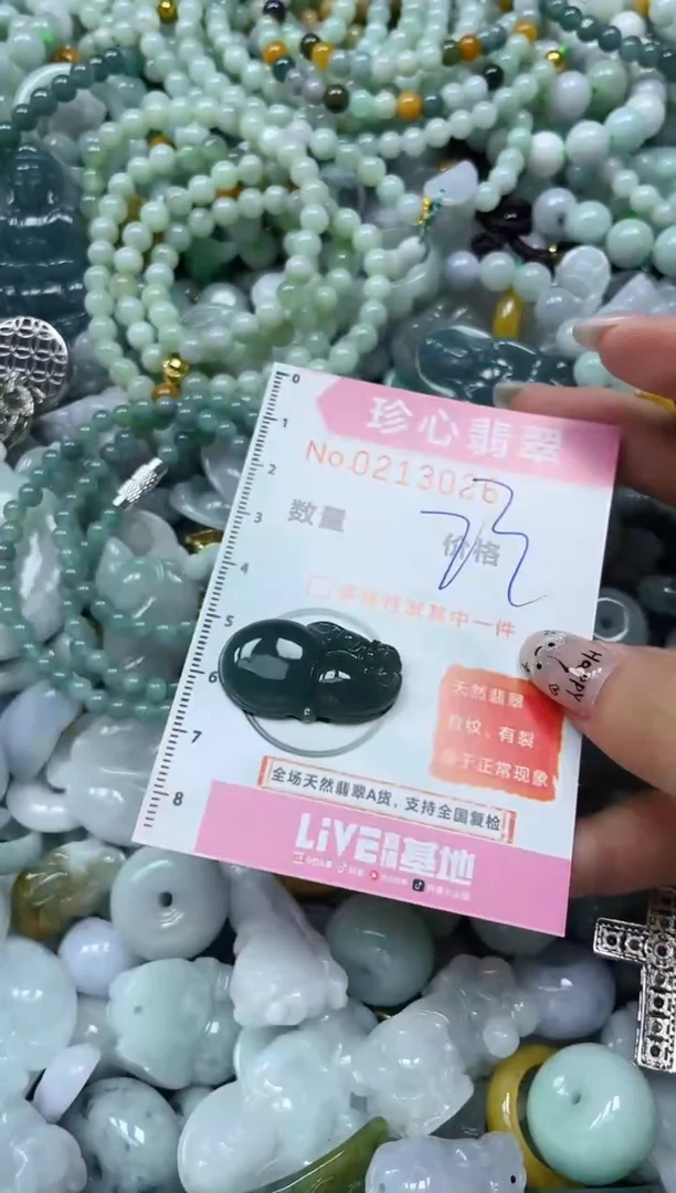 翡翠未镶嵌颈饰闪购0213026