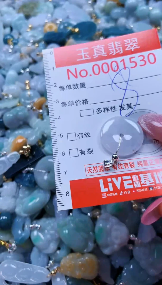 翡翠未镶嵌吊坠(不含链)1530