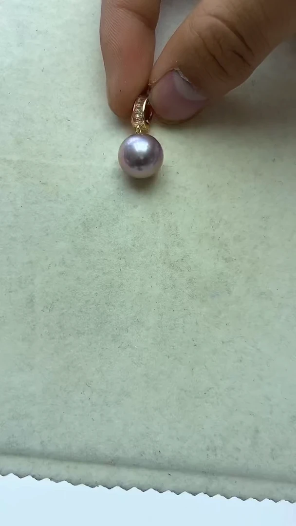 未镶嵌吊坠淡水珍珠紫色系