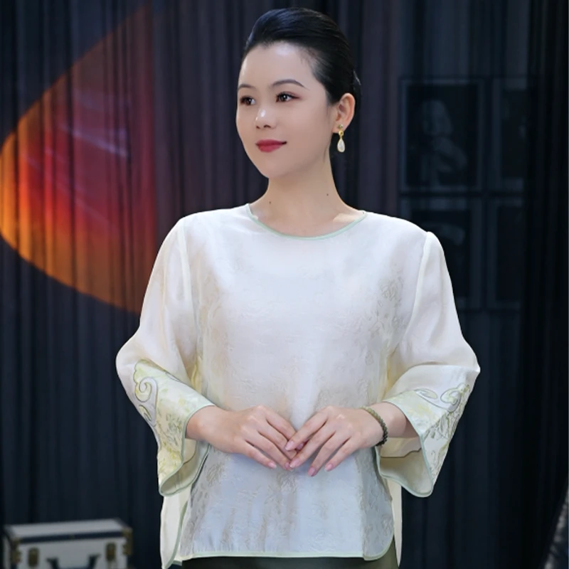 新中式套头衬衫 Y3871