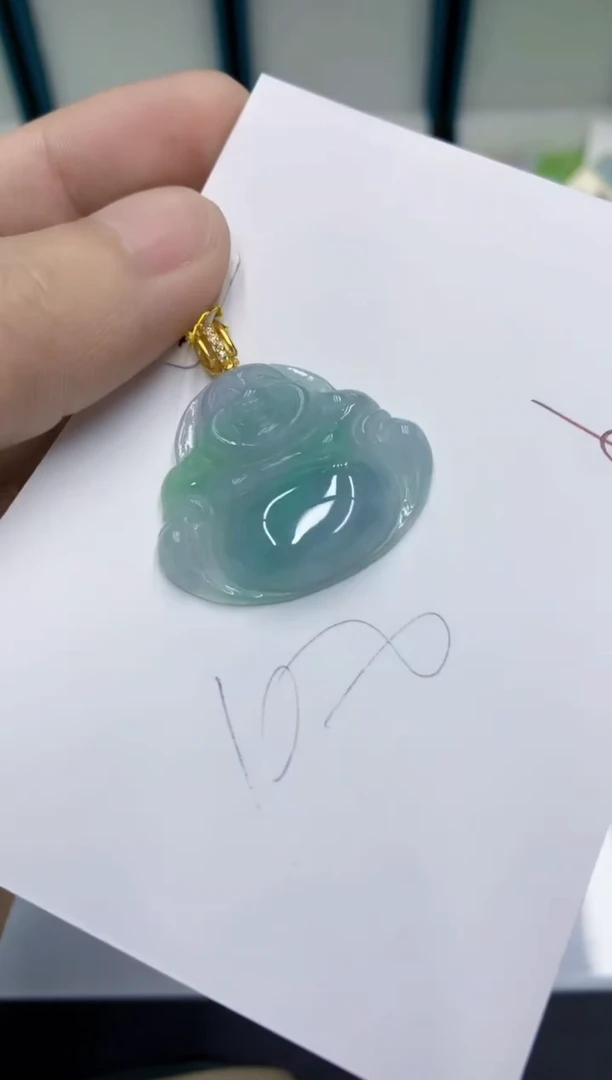 颈饰未镶嵌翡翠翡翠