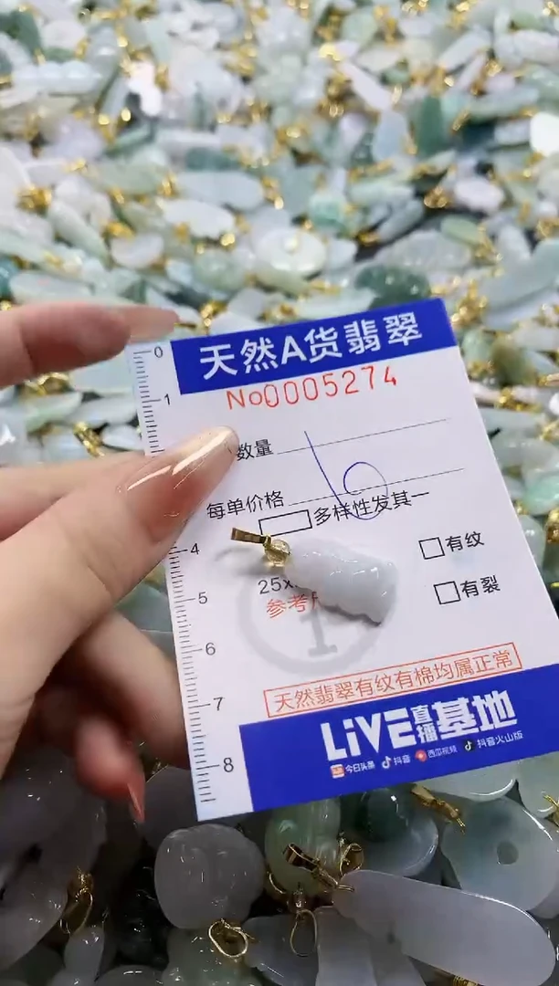 颈饰未镶嵌翡翠天然A货翡翠