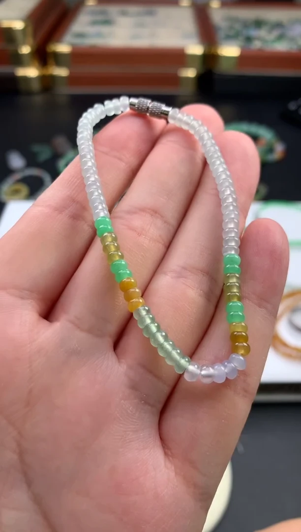 未镶嵌手链翡翠翡翠