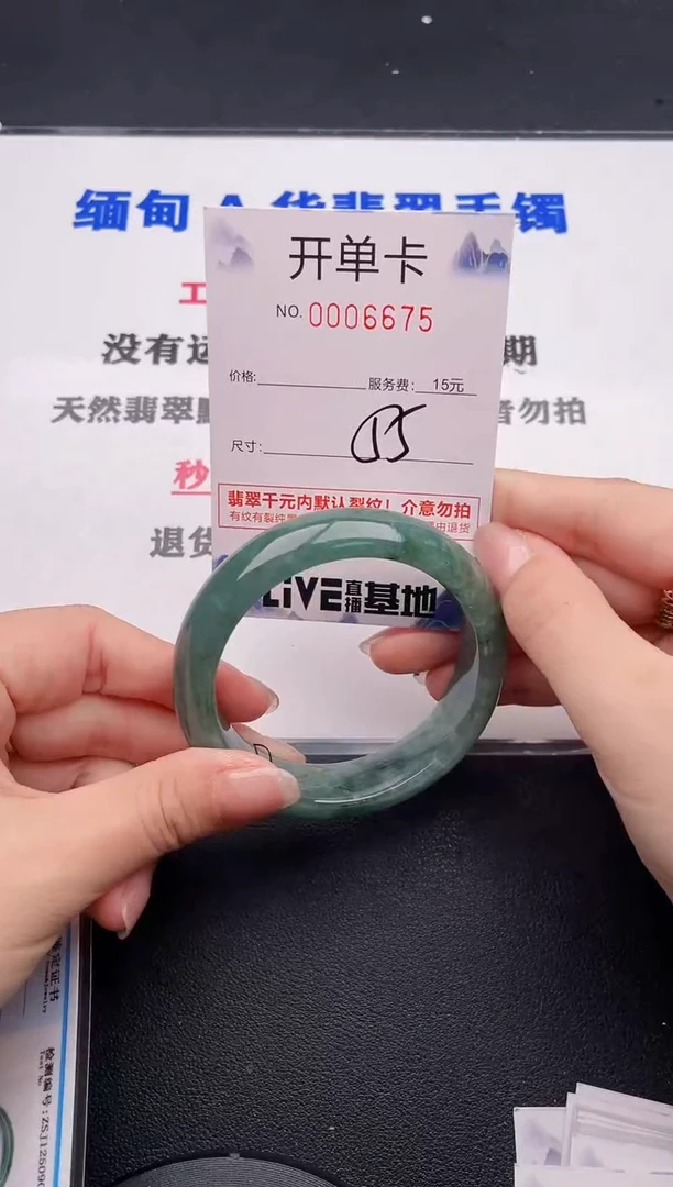 未镶嵌手镯翡翠75
