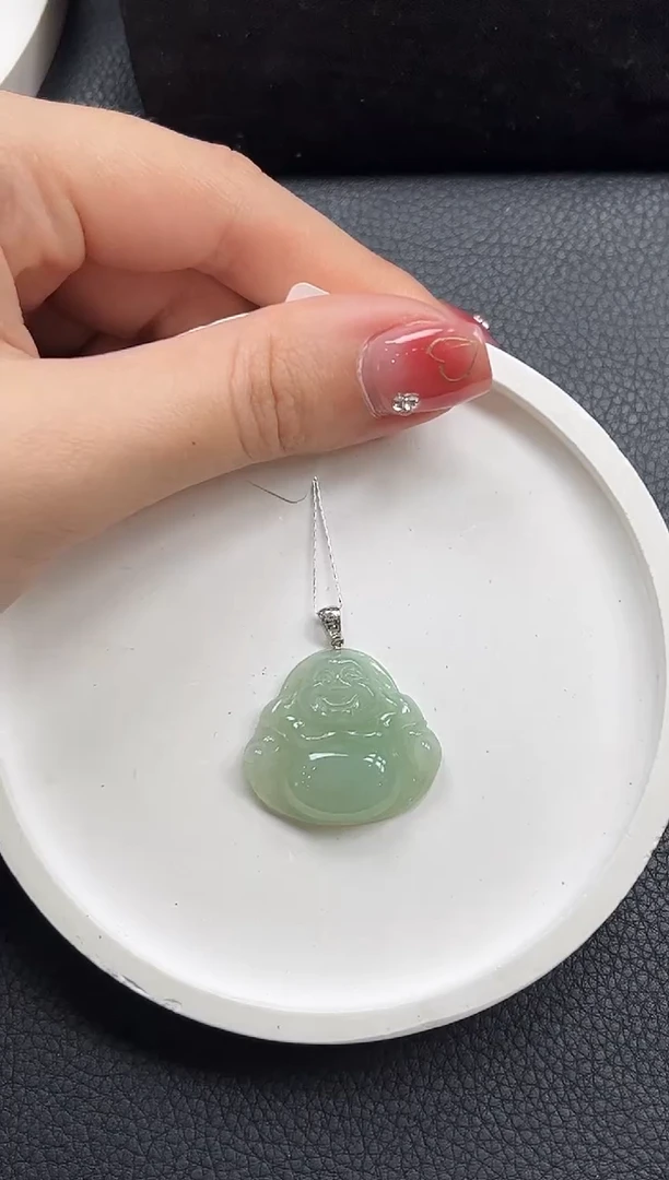 【闪购商品】翡翠颈饰18K金镶嵌YM839-8佛公