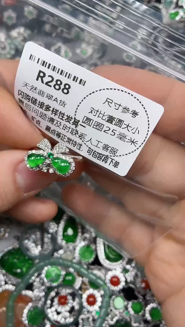 颈饰未镶嵌翡翠R288戒指