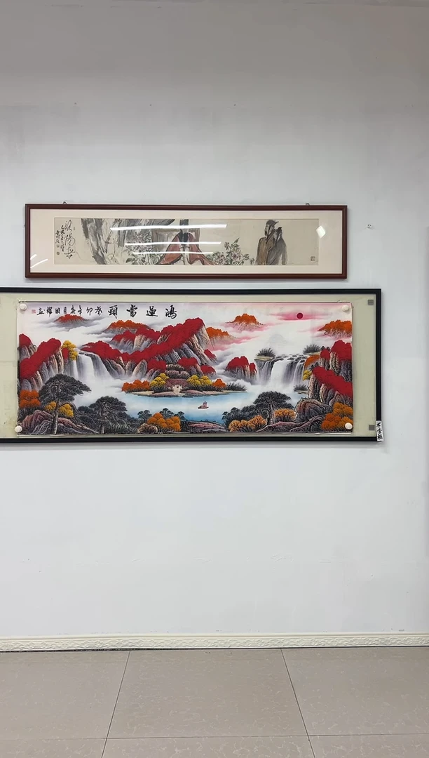 国画《鸿运当头》画芯未装裱180乘70