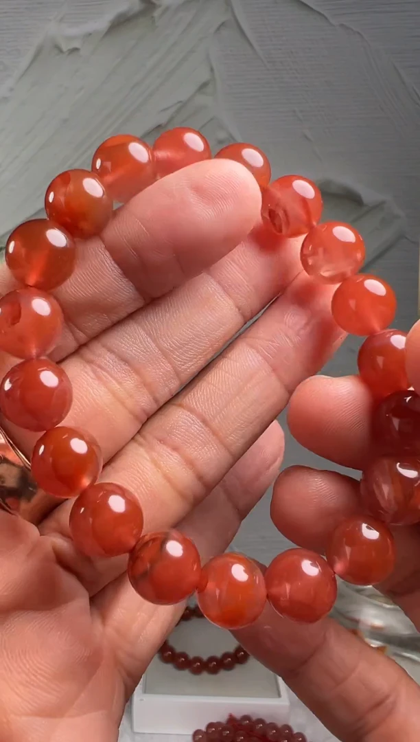 手串未镶嵌南红玛瑙南红玛瑙（默认微瑕）