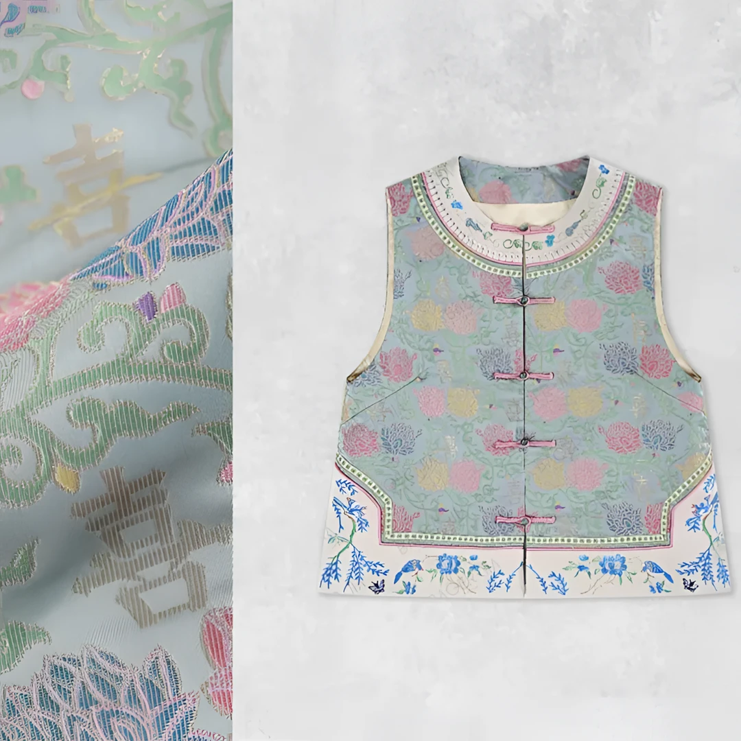 『出门见喜』新中式冬季款国风时尚休闲缠枝头喜鹊马甲套装