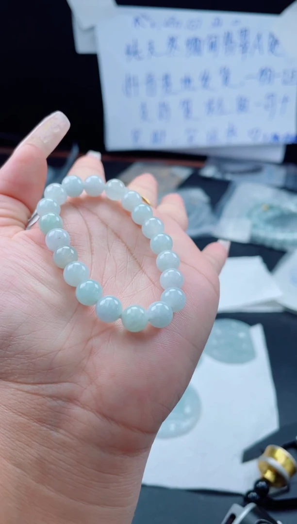 未镶嵌戒指翡翠珠串
