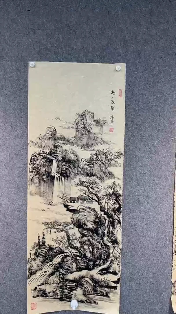 国画黄德中老师100*35