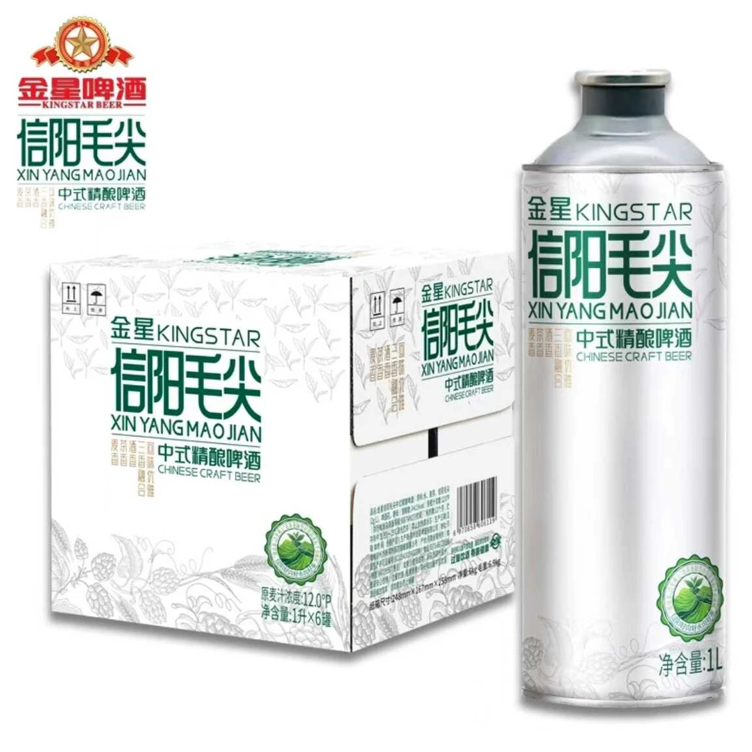 金星信阳毛尖中式精酿啤酒1L*6瓶