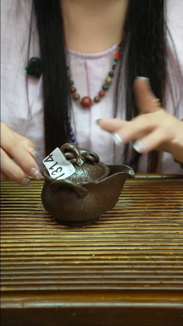 万古烧粗陶手工茶具