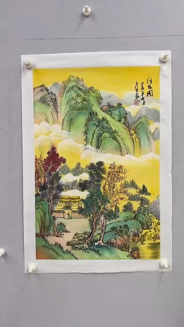 国画周彦生国画作品3