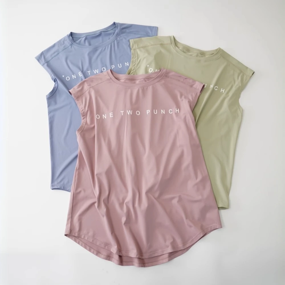 夏季速干t恤可外穿运动上衣薄款瑜伽服女健身服宽松显瘦无袖背心