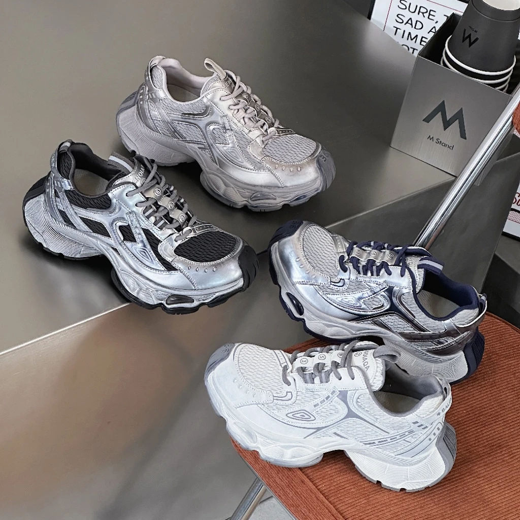 蛇年限定~升级新品新款欧版小众设计师款百搭舒适休闲老爹女鞋