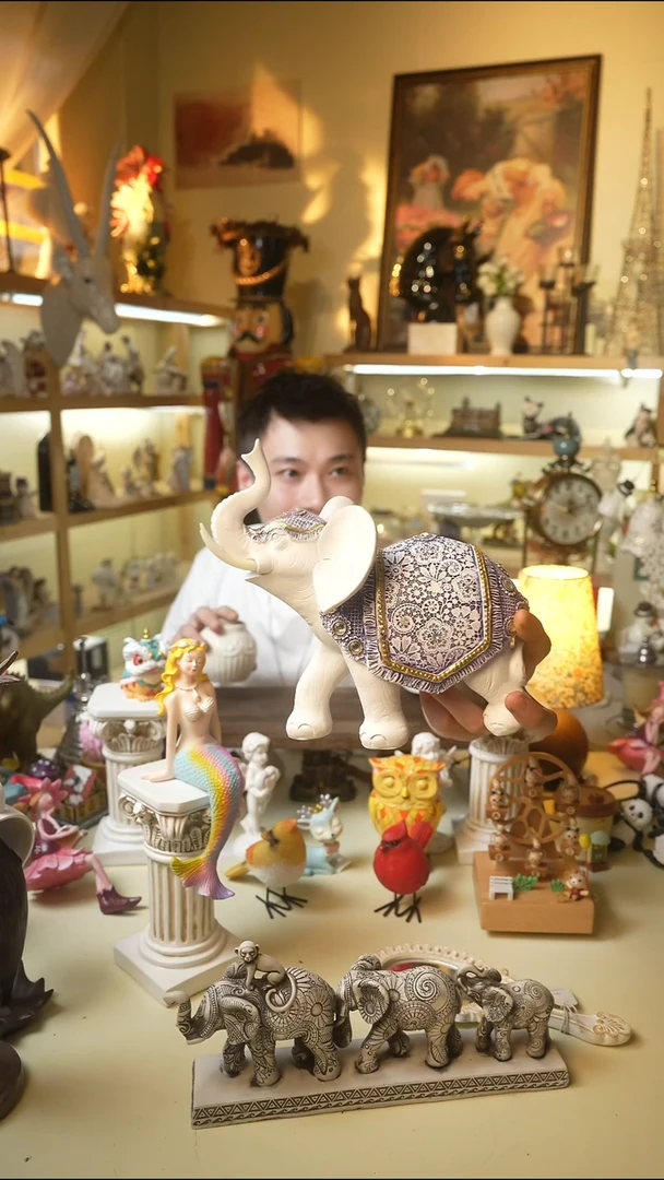 默认微瑕高端树脂陶瓷摆件Y