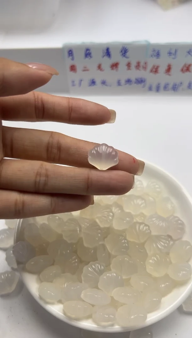 南红玛瑙银S800镶嵌颈饰x713荔枝冻贝*壳1颗