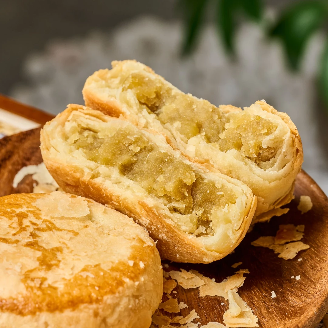 【板栗】正宗黄庄手工糕点酥皮中秋月饼特产家里追剧下午酥皮月饼
