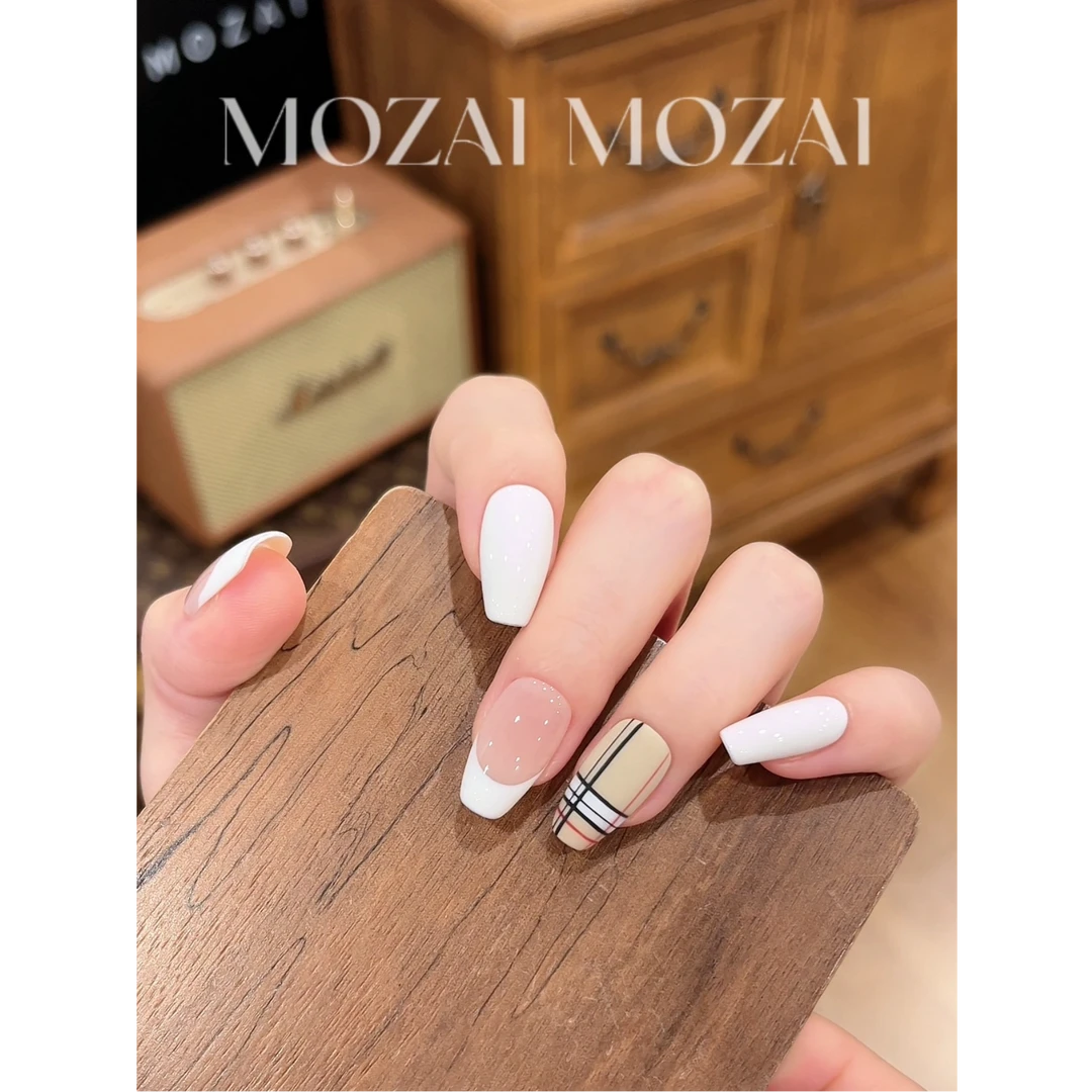 茉哉I【巴博瑞】纯手工定制美甲拆卸穿戴甲A5011