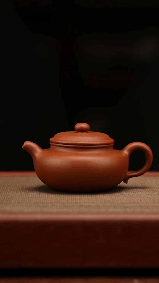 茶壶紫砂仿古 小红泥 180毫升