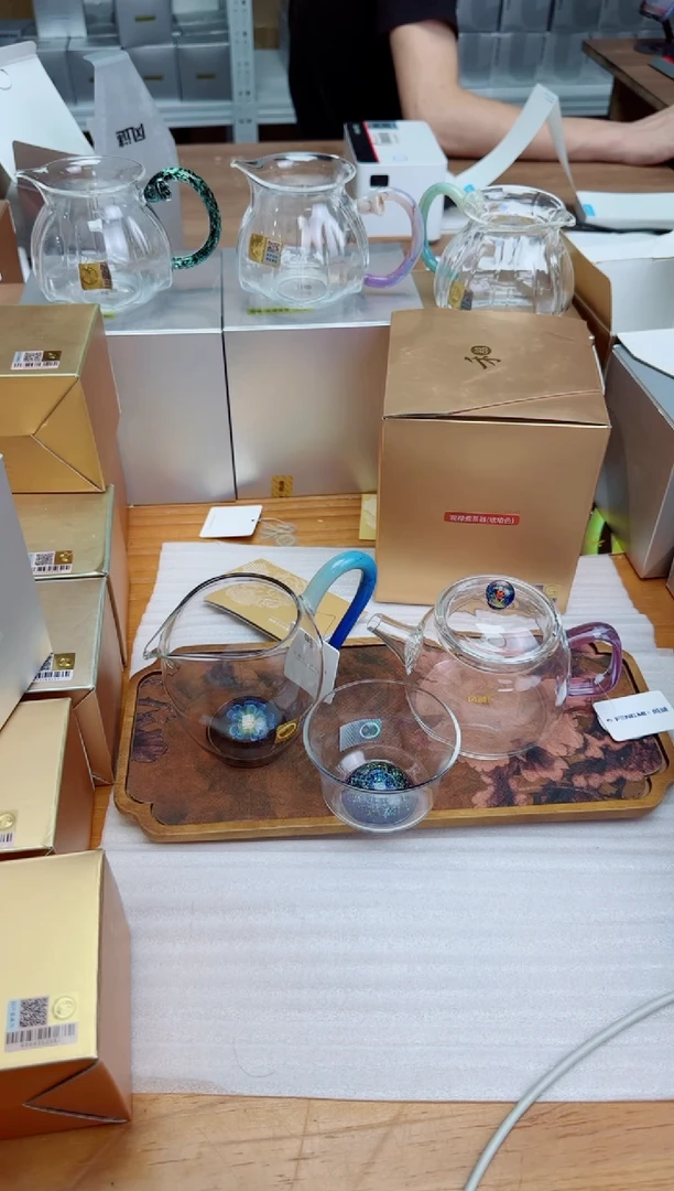 请**涛禾器菡韵怡然青+禾器斑斓菡韵青杯+风谜花语德悦壶紫